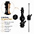 Narguile Madeira Love Hookah Completo na cor preta - Imagem 2
