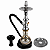 Narguilé Egípcio Completo Importado Metal Árabe Elegante Prata - Imagem 2