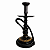 Narguile Completo Barato Stem Aluminio Resistente Love Bom Preto - Imagem 1