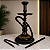 Narguile Completo Barato Stem Aluminio Resistente Love Bom Preto - Imagem 3