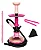 Narguile Completo Barato Stem Aluminio Resistente Bom Cores Rosa - Imagem 1