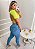 Calça Jeans Clara com Cos Vazado com Lycra - Imagem 2