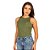 Body Verde Militar Canelado Premium Ox Horns - Imagem 1