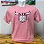 Camiseta Bordada NFR Rosa - Imagem 1