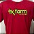 Camiseta Estampada Texas Farm Vermelha - Imagem 3