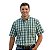 Camisa Manga Curta Bull Roper Xadrez Verde - Imagem 1