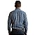 Camisa Manga Longa Bull Roper Xadrez Azul - Imagem 2
