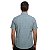 Camisa Manga Curta Austin Western Azul/Azul Claro - Imagem 2