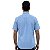 Camisa Manga Curta Okan Western Xadrez Azul Claro - Imagem 2