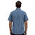 Camisa Manga Curta Austin Western Azul/Azul Marinho - Imagem 2