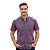 Camisa Manga Curta Austin Bulls Xadrez Roxo - Imagem 1
