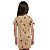 Vestido Infantil Nude Estampado Ox Horns - Imagem 2