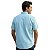 Camisa Manga Curta Austin Western Azul Claro/Branco - Imagem 2