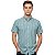 Camisa Manga Curta Austin Western Verde/Azul - Imagem 1