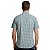Camisa Manga Curta Austin Western Verde/Azul - Imagem 2