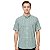 Camisa Manga Curta Austin Western Verde/Azul - Imagem 1