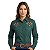Camisa Bordada Manga Longa Apache Verde - Imagem 1