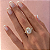 Anel Oval Cravejado Luxo - Imagem 2