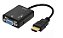 ADAPTADOR HDMI PARA VGA COM SAÍDA DE ÁUDIO - Imagem 1