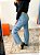 Calça Jeans Feminina Wid Leg Cargo - Imagem 5