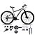 Bicicleta Aro 29 Absolute Nero 5 Kit 2x9 Gta Sunrun K7 Freio a Disco Garfo com Trava - Imagem 3
