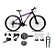 Bicicleta Aro 29 Absolute Nero 5 Kit 2x9 Gta Sunrun K7 Freio a Disco Garfo com Trava - Imagem 6