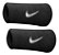 Munhequeira Nike Grande Swoosh Double Wide - Preto / Branco - Imagem 1