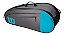 Raqueteira Modelo Esp Team X6 Dupla Wilson - Cinza Com Azul - Imagem 1
