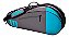 Raqueteira Modelo Esp Team X3 Wilson - Cinza Com Azul - Imagem 1