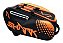 Raqueteira De Beach Tennis E Padel Preto Laranja Shark - Imagem 1