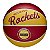 Mini Bola Basquete Wilson N.3 Nba Team Retro Houston Rockets - Imagem 1