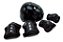 Kit Proteção Infantil Unitoys Preto- Acessórios De Segurança - Imagem 2