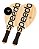 Kit Frescobol Speedo 2 Raquetes E 1 Bolinha Unissex Preto - Imagem 1