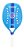 Raquete De Beach Tennis Camewin Carbono New Blue - Imagem 3