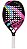 Raquete De Beach Tennis Shark Giant Pro Carbono - Imagem 1