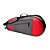 Raqueteira Wilson Modelo Esp Team 3 Pk - Cinza Com Vermelho - Imagem 1