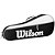 Raqueteira Wilson Esp Advantage Pro Triple - Preto / Branco - Imagem 1