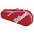 Raqueteira Wilson Esp Advantage Team 3 Raquetes - Vermelho - Imagem 1
