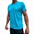 Camiseta De Treino 100% Crepe De Poliamida - Azul Turquesa - Imagem 1
