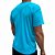 Camiseta De Treino 100% Crepe De Poliamida - Azul Turquesa - Imagem 2