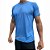 Camiseta De Treino 100% Crepe Poliamida - Azul Mediterrâneo - Imagem 1