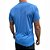 Camiseta De Treino 100% Crepe Poliamida - Azul Mediterrâneo - Imagem 2