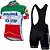Roupa Ciclismo Masculino Camisa Bretelle Quick Step Verde - Imagem 1