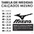 Tênis Esportivo Mizuno Action 2 Corrida Unissex Azul Marinho - Imagem 2