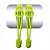 Cadarço Elástico Lock Laces cor Verde Corrida Triathlon - Imagem 1