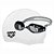 Kit Natação Arena Pool Set Óculos Touca Adulto Preto Branco - Imagem 1