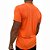 Camiseta De Treino 100% Crepe Poliamida Malha Leve Laranja - Imagem 2