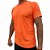 Camiseta De Treino 100% Crepe Poliamida Malha Leve Laranja - Imagem 1