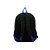 Mochila Grafismo Wilson 25L Escolar Poliéster Preta Azul - Imagem 3