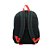 Mochila Wilson W Grey 25L Escolar Poliéster Preta Vermelha - Imagem 3